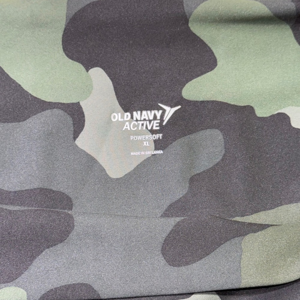 Old Navy‎ Active Powersoft Camo Print High Waisted Leggings XL